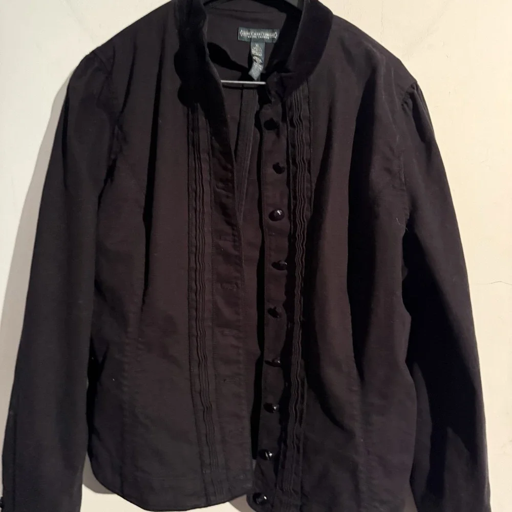 Ralph Lauren Jeans Company XL Military Jacket Steampunk Victorian Whimsigoth - Picture 2 of 4